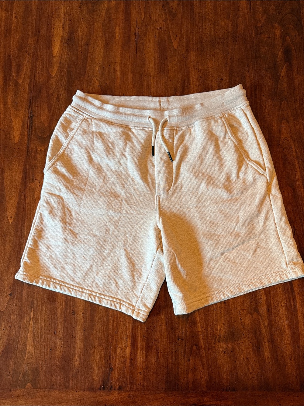 Patagonia Cream Knit Athletic Drawstring Shorts